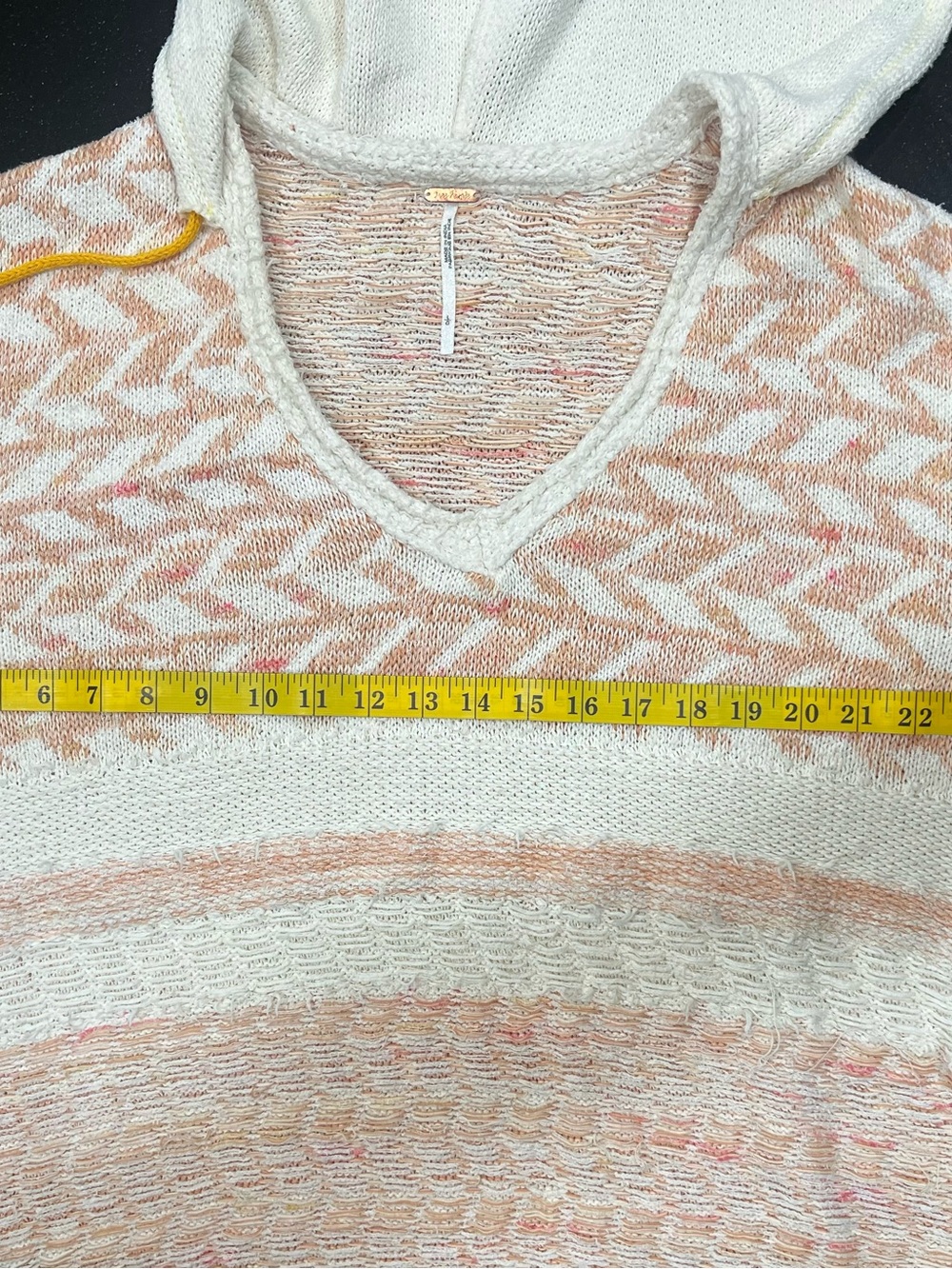 Free People Coastline Crochet Hooded Pullover - Picture 8 of 8